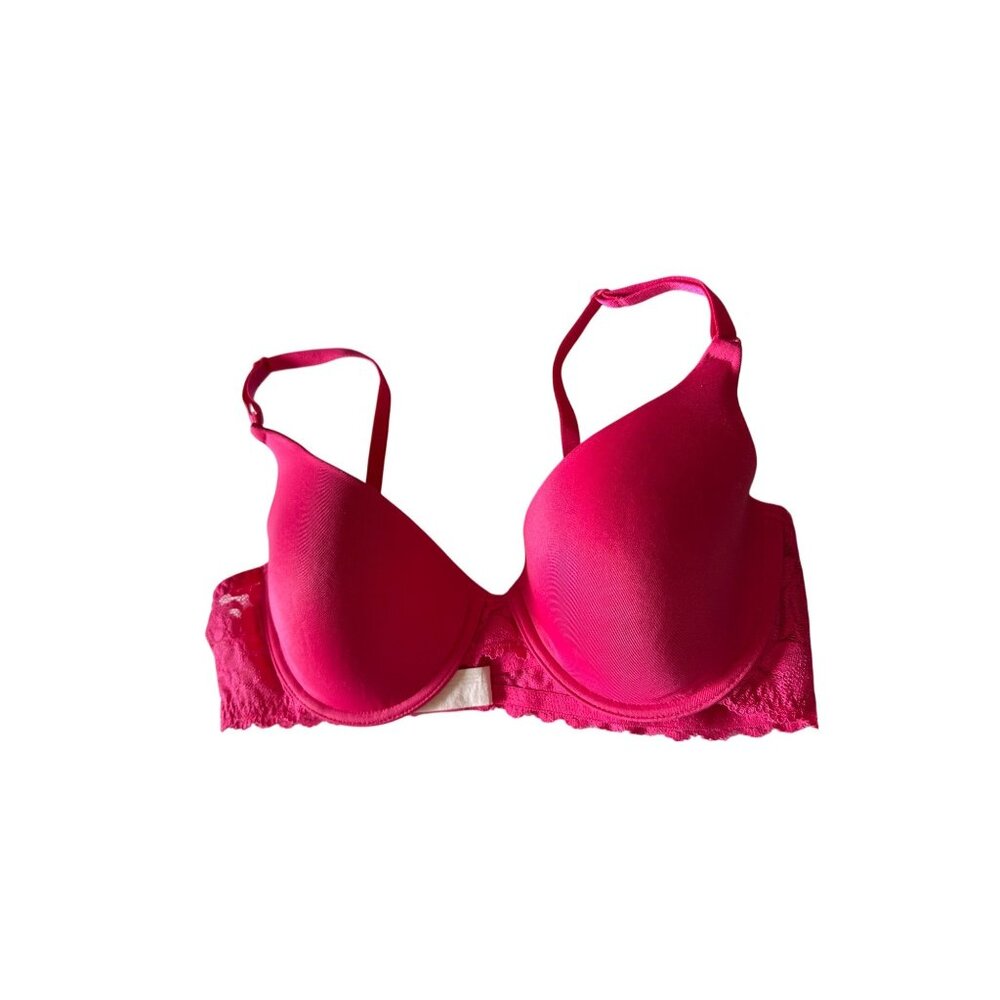 Self Expression Bright Pink Pink Bra Underwire Full Coverage Padded T Shirt 36c
